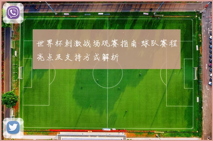 世界杯刺激战场观赛指南 球队赛程亮点及支持方式解析